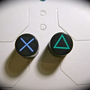 Playstation Button Earrings