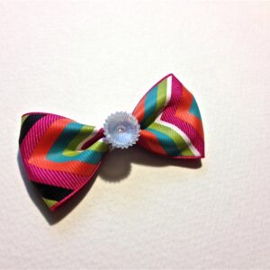 colorful hair bow