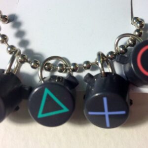 Playstation button necklace