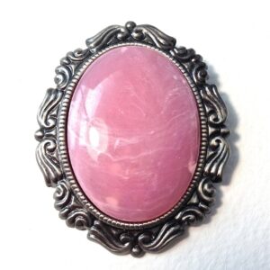 Pink acrylic cab pin