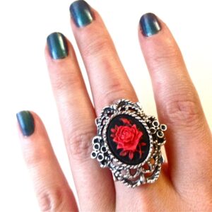 Rose Cameo Ring