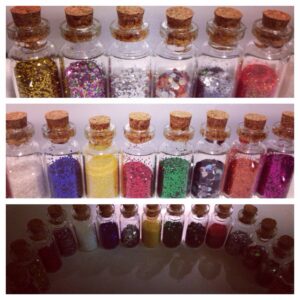 Glass jar necklace // vial necklace // glass bottle necklace