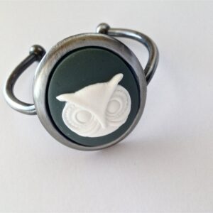 Owl cameo bracelet