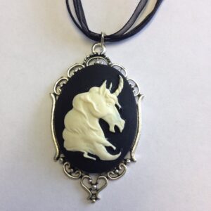 Unicorn Cameo Necklace